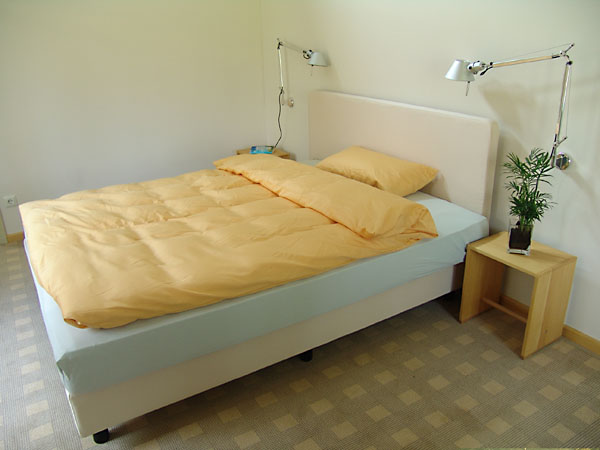 Blick in ein Gästezimmer